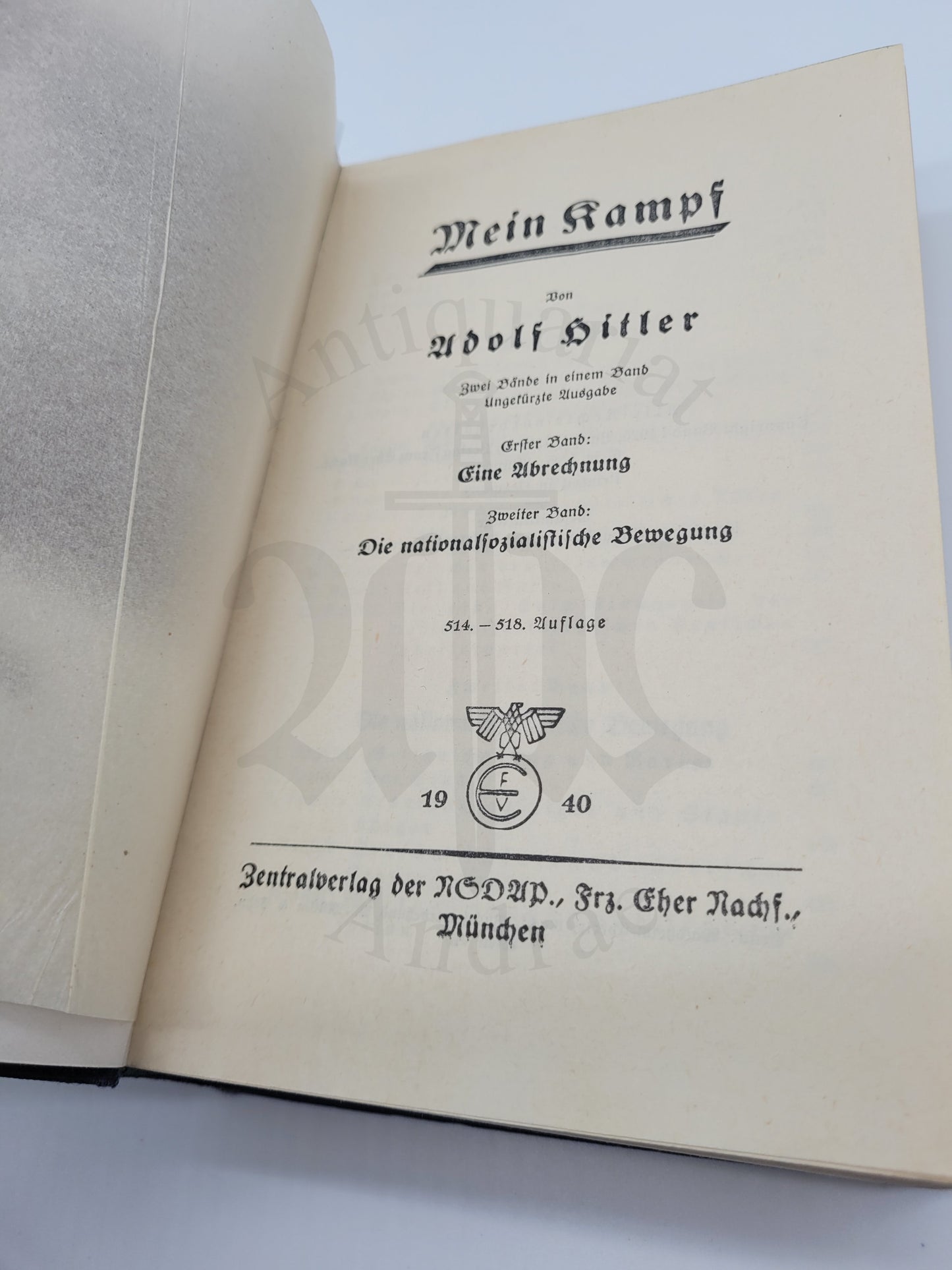 Mein Kampf Volksausgabe 1940