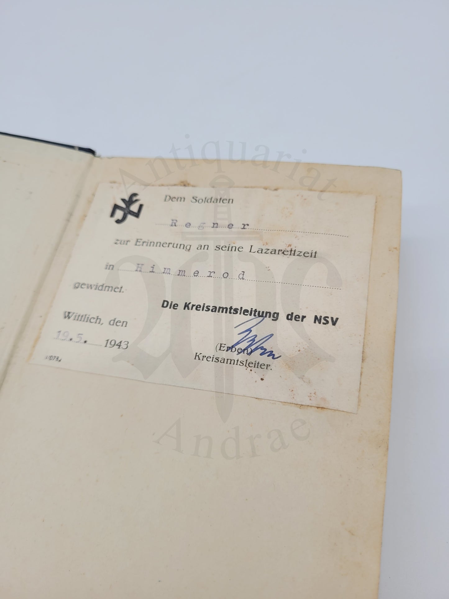 Mein Kampf Volksausgabe 1941 (NS Volkswohlfahrt)