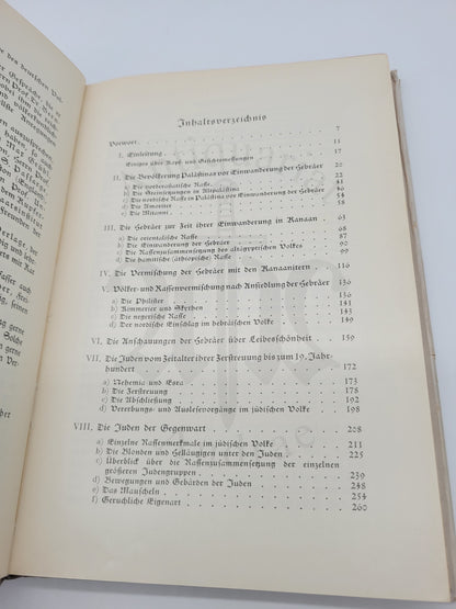 Rassenkunde des jüdischen Volkes (Orig. Schutzumschlag)