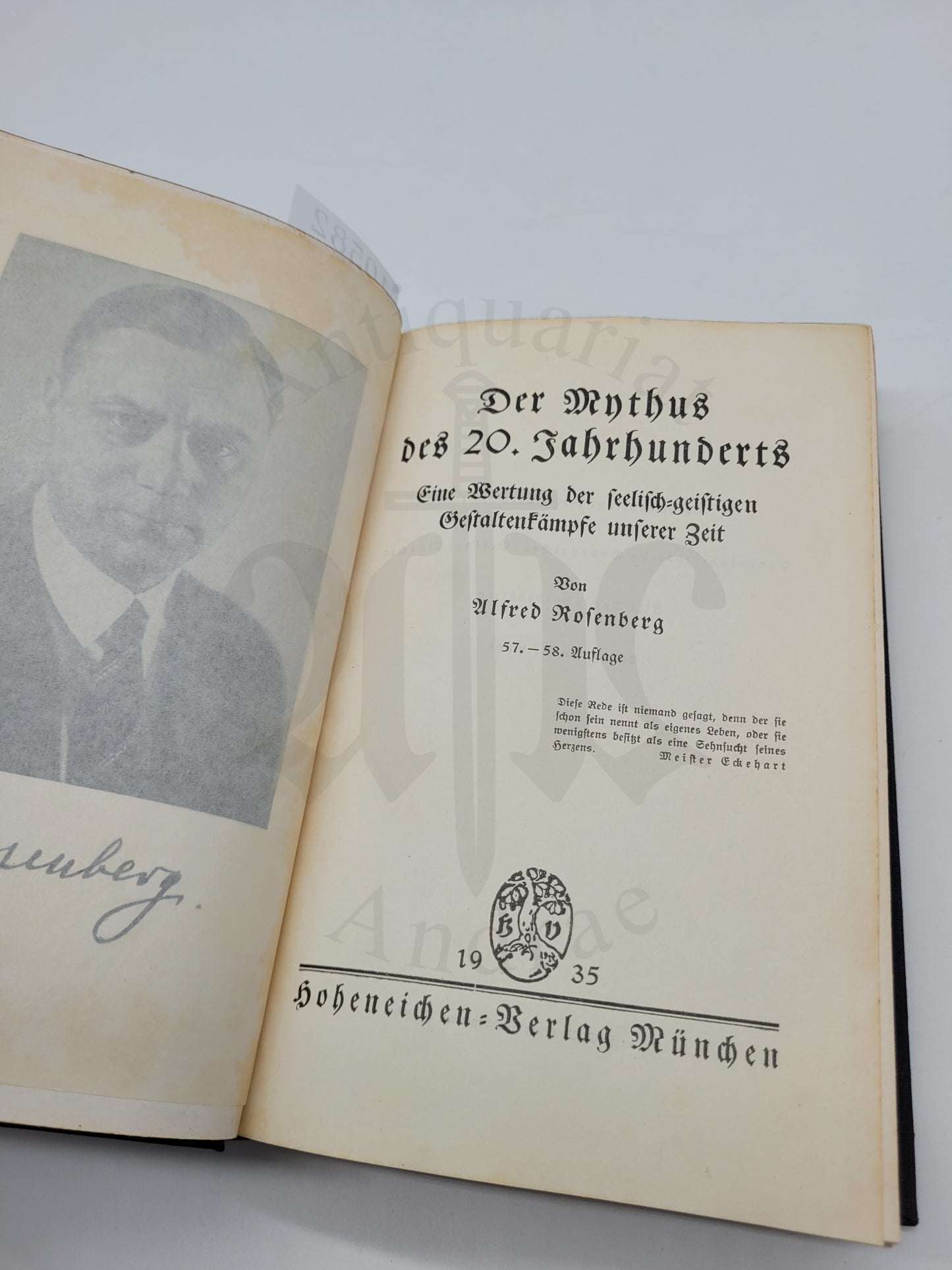 Der Mythus des 20. Jahrhunderts