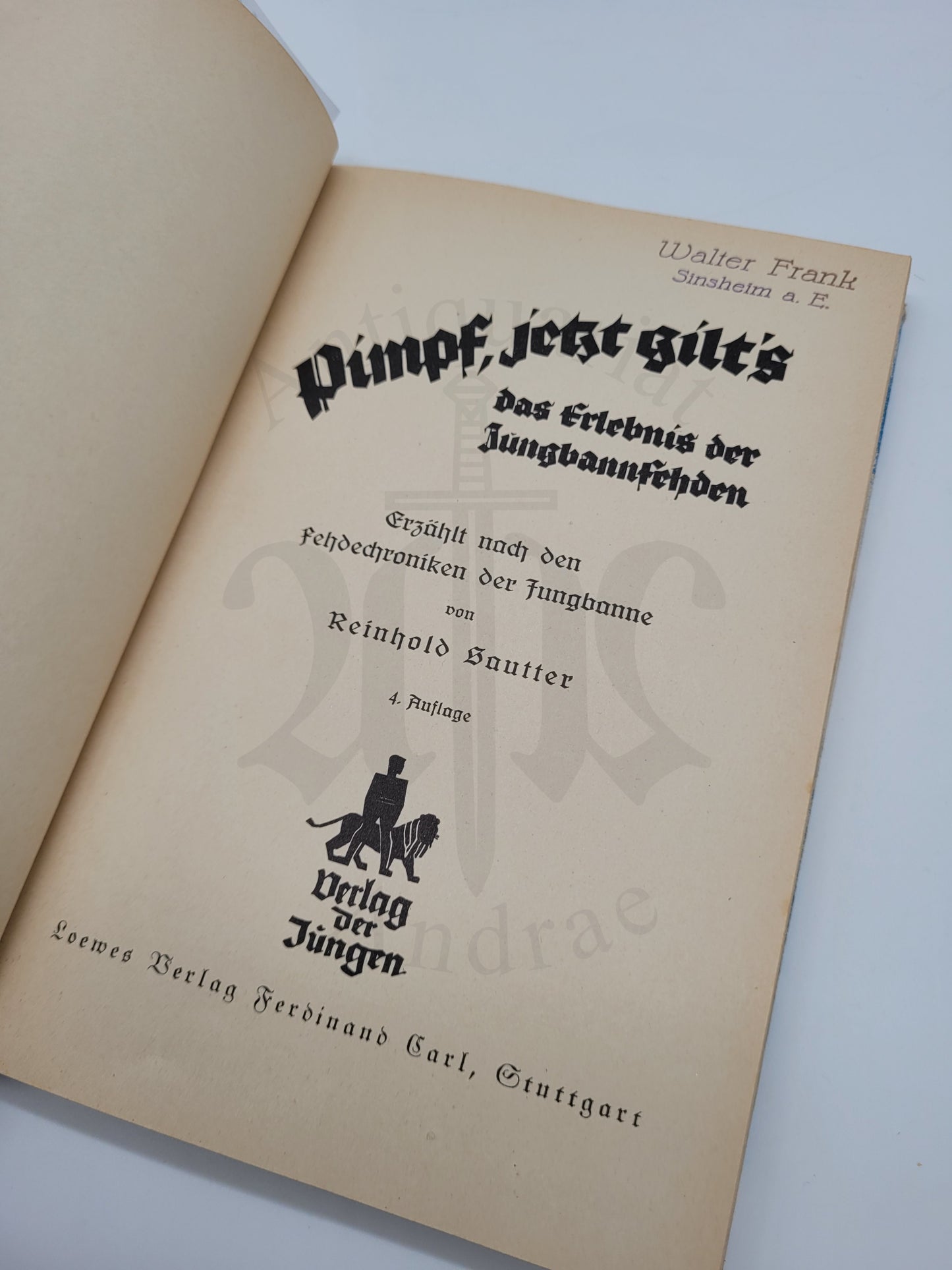 Pimpf jetzt gilt´s (Orig. Schutzumschlag)