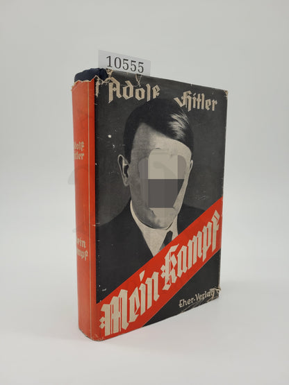 Mein Kampf Volksausgabe 1936 (Orig. Schutzumschlag) (TD-Widmung)