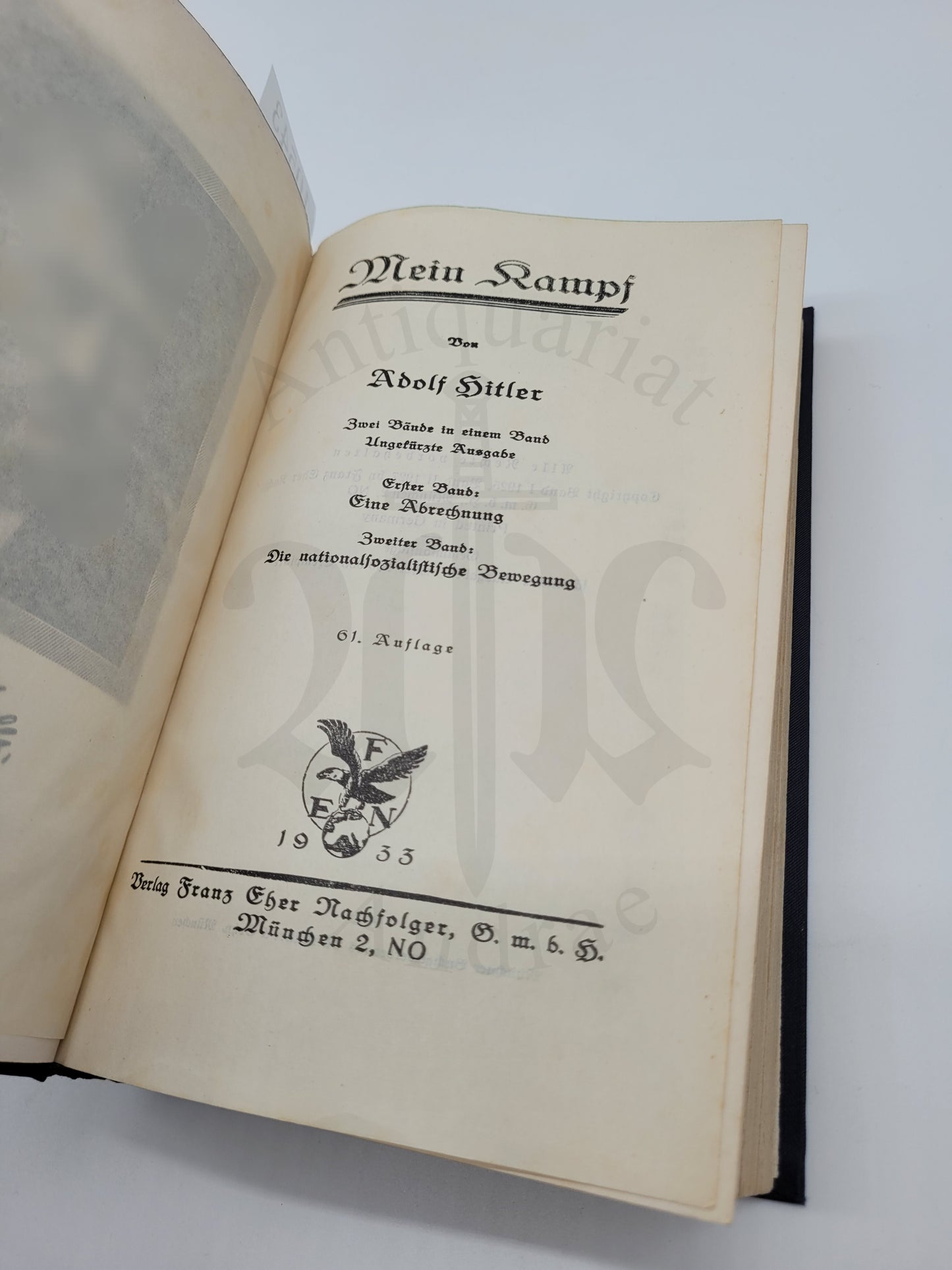 Mein Kampf Volksausgabe 1933 (Orig. Schutzumschlag) (Mint)