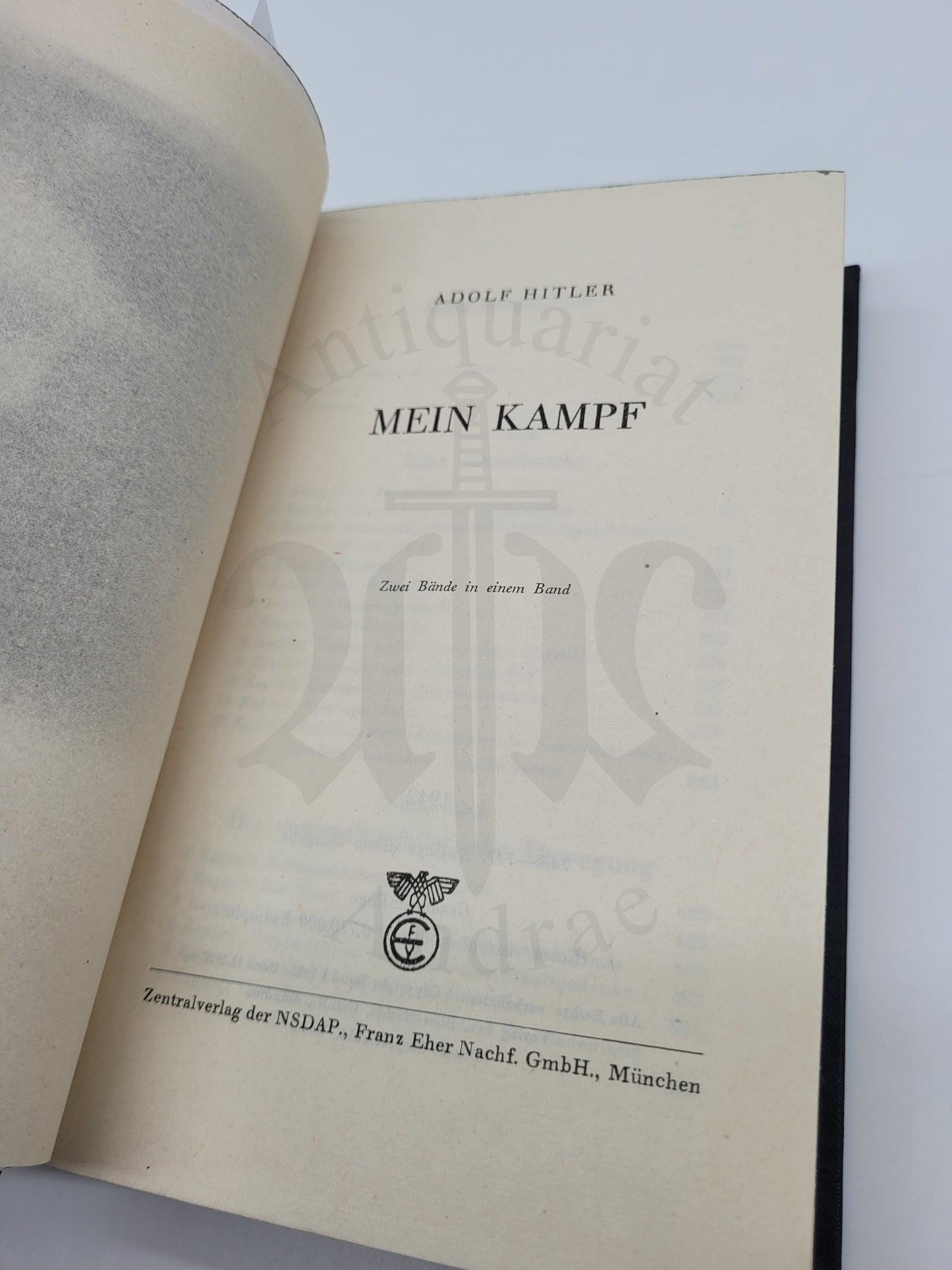 Mein Kampf Volksausgabe 1942 (Druckschrift)