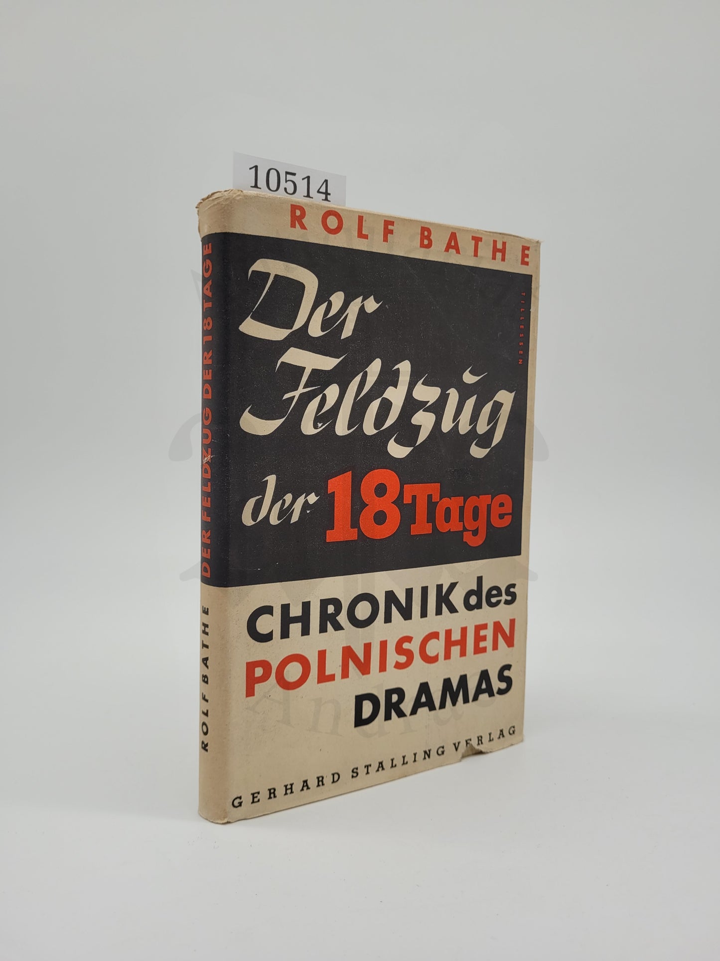 Der Feldzug der 18 Tage (Orig. Schutzumschlag)