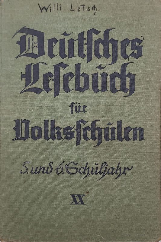 Deutsches Lesebuch für Volksschulen (Leeseexemplar)