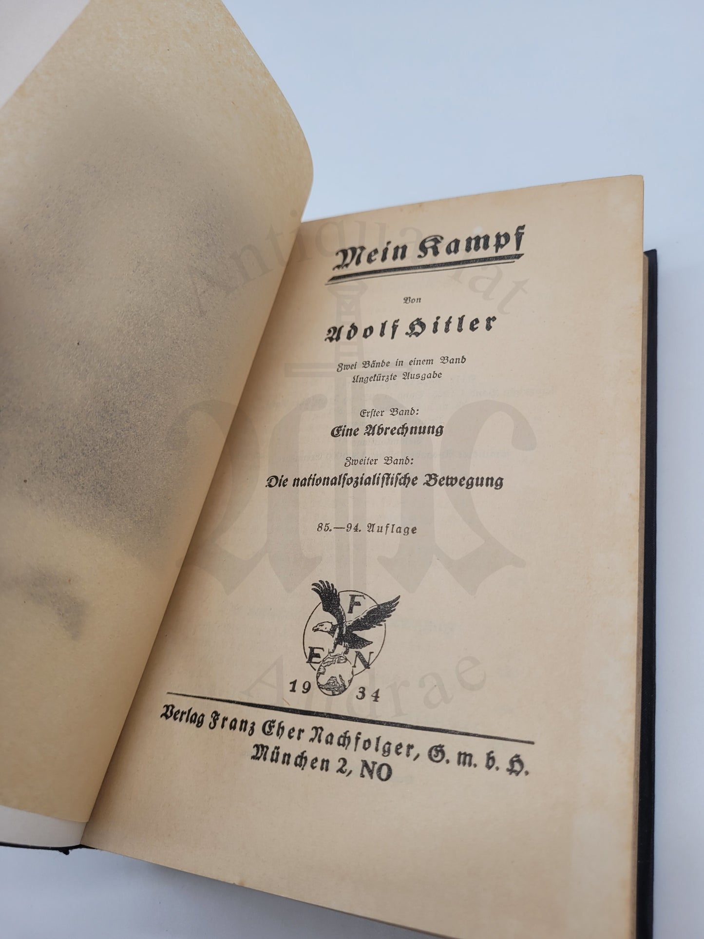 Mein Kampf Volksausgabe 1934