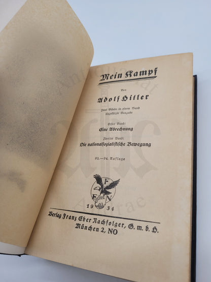 Mein Kampf Volksausgabe 1934