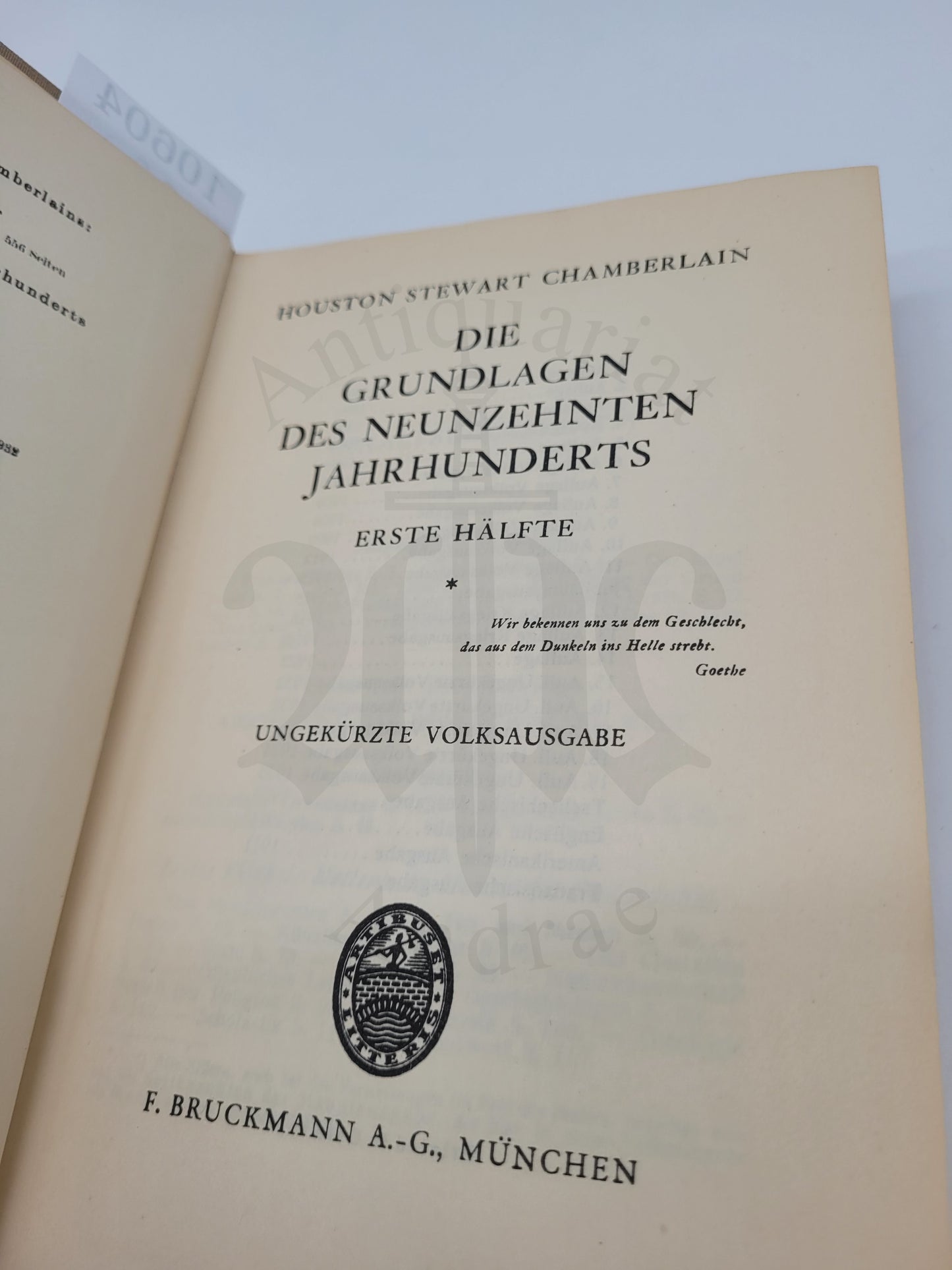 Die Grundlagen des 19. Jahrhunderts (Doppelband)