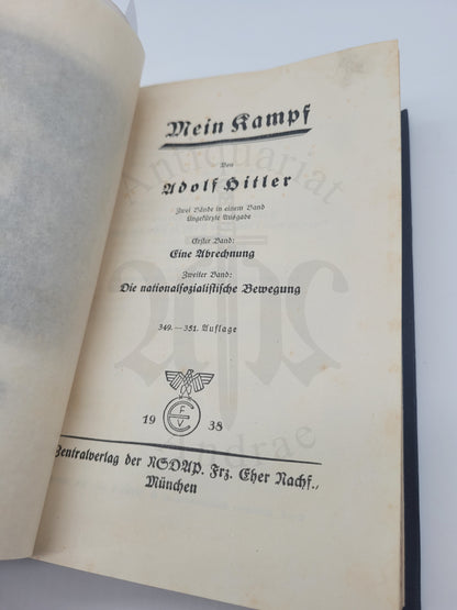 Mein Kampf Volksausgabe 1938