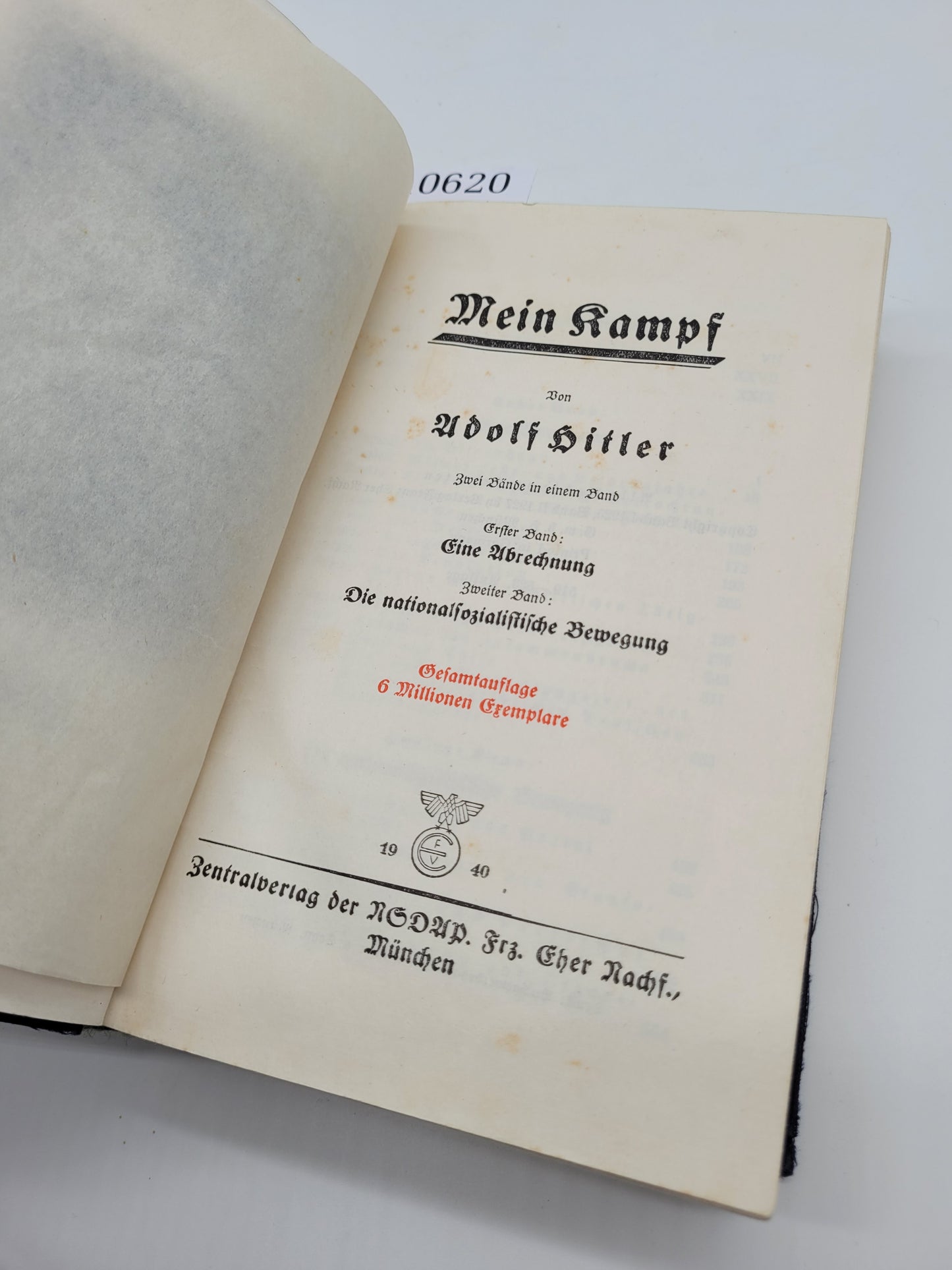 Mein Kampf Volksausgabe 1940 (Sonderausgabe)