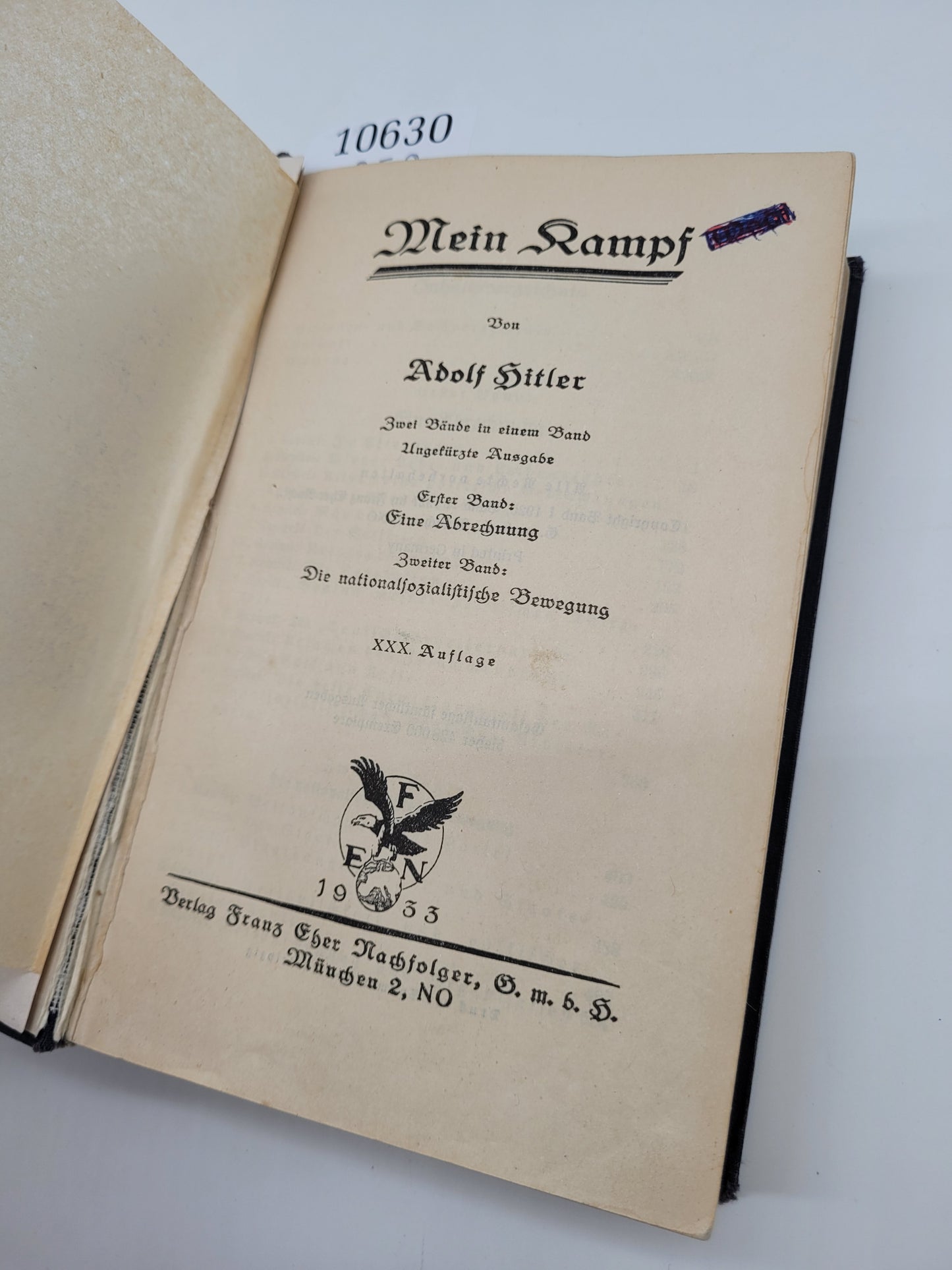 Mein Kampf Volksausgabe 1933