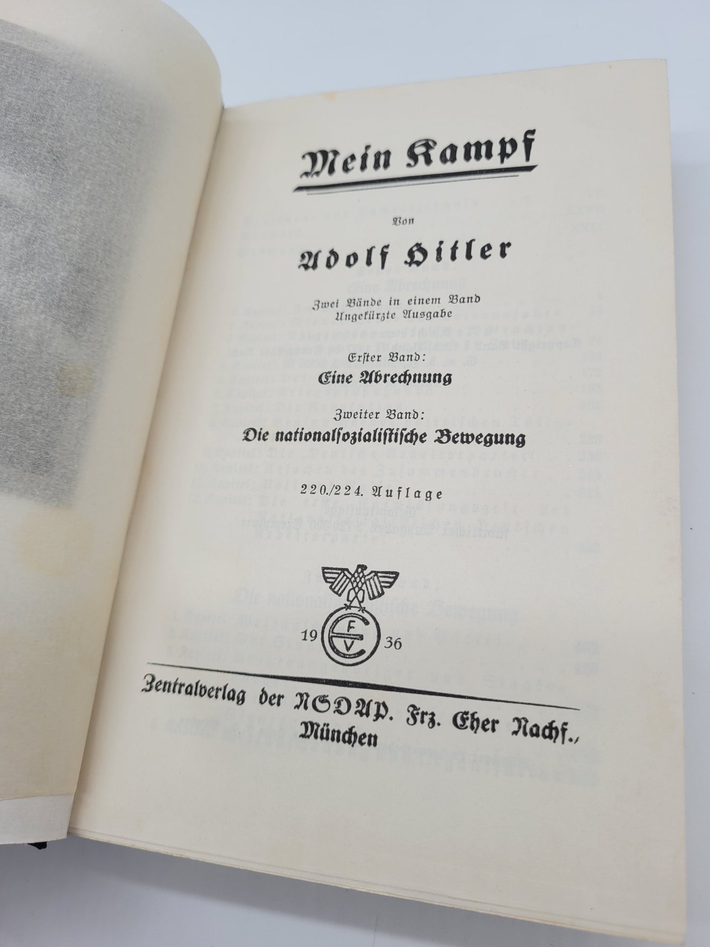 Mein Kampf Volksausgabe 1936