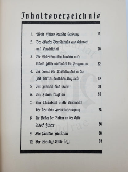 Das Ehrenbuch des Führers (Orig. Schutzumschlag) (+Karton) (Mint)