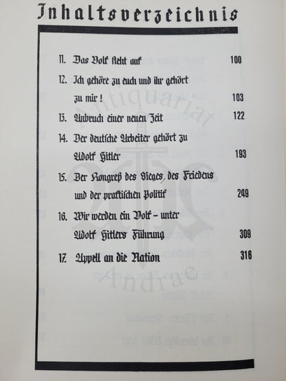 Das Ehrenbuch des Führers (Orig. Schutzumschlag) (+Karton) (Mint)