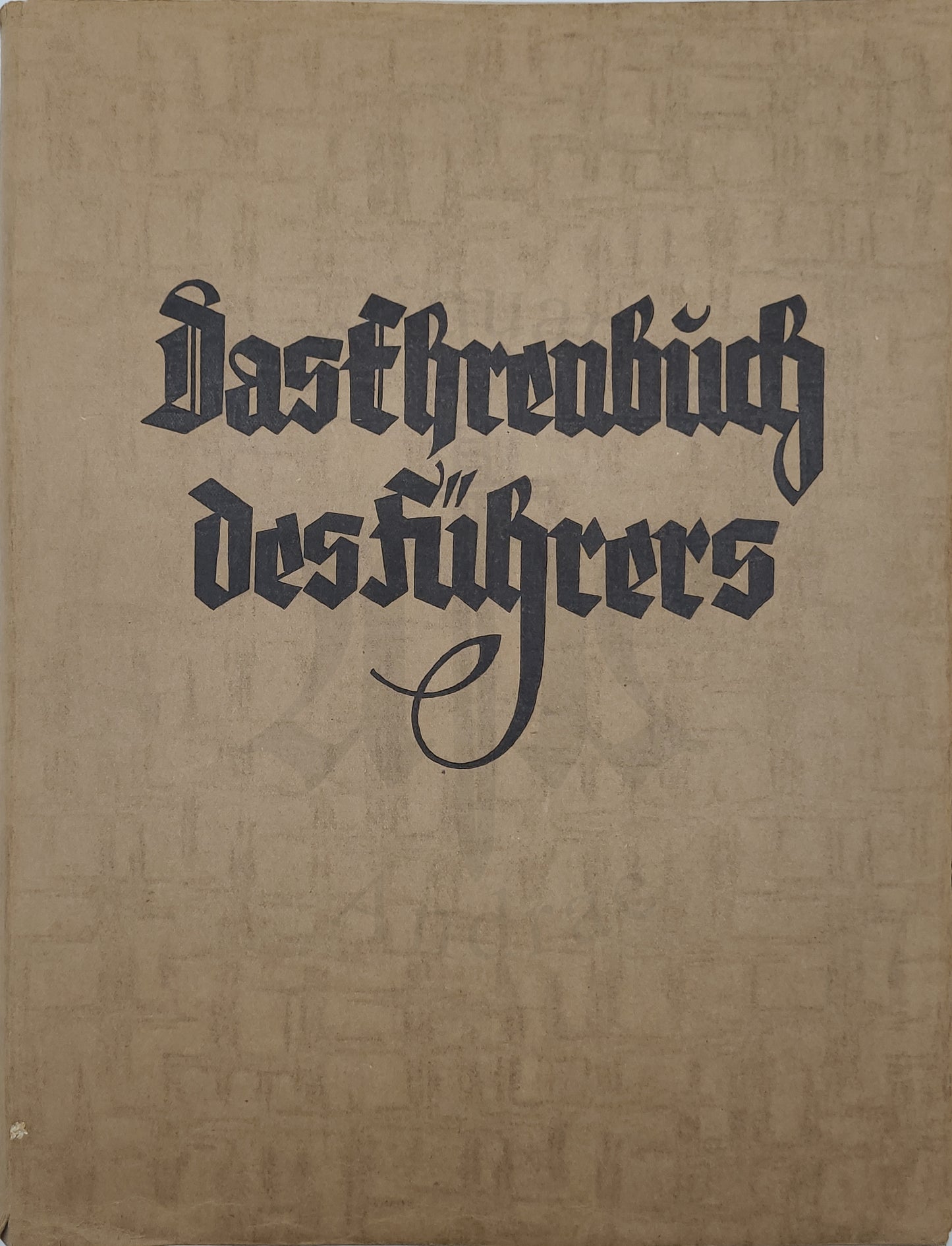 Das Ehrenbuch des Führers (Orig. Schutzumschlag) (+Karton) (Mint)