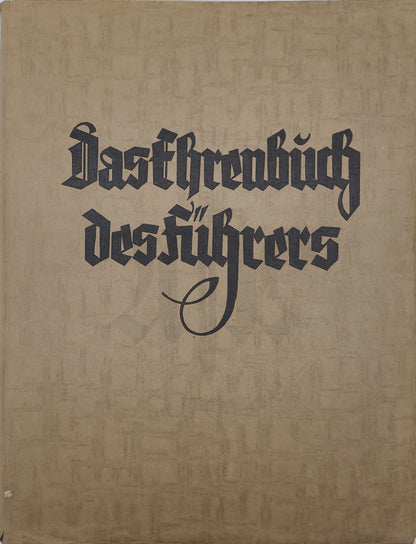 Das Ehrenbuch des Führers (Orig. Schutzumschlag) (+Karton) (Mint)