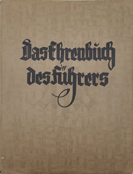 Das Ehrenbuch des Führers (Orig. Schutzumschlag) (+Karton) (Mint)