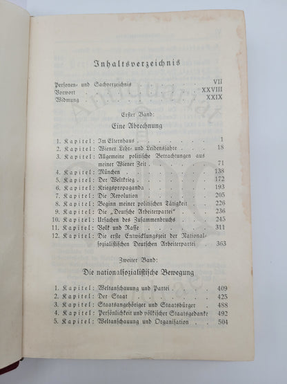 Mein Kampf Tornisterausgabe 1940