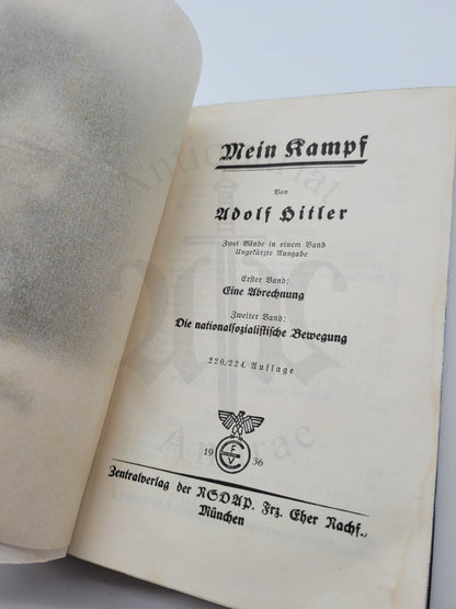 Mein Kampf Volksausgabe 1936