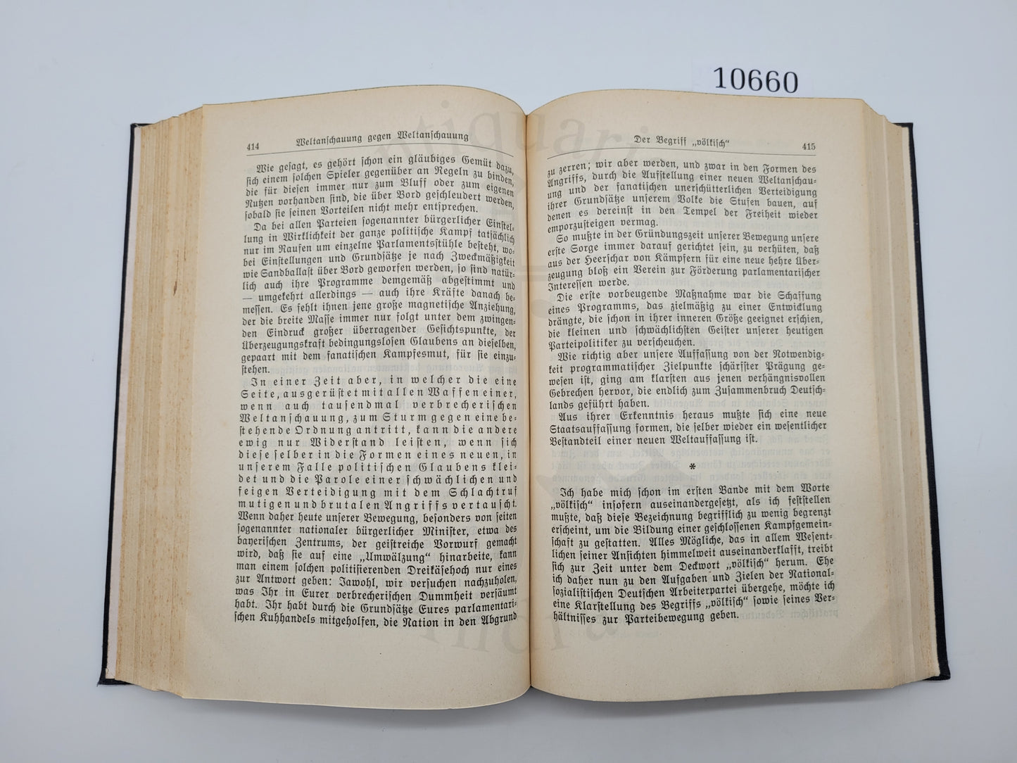Mein Kampf Volksausgabe 1937 (Leseexemplar)