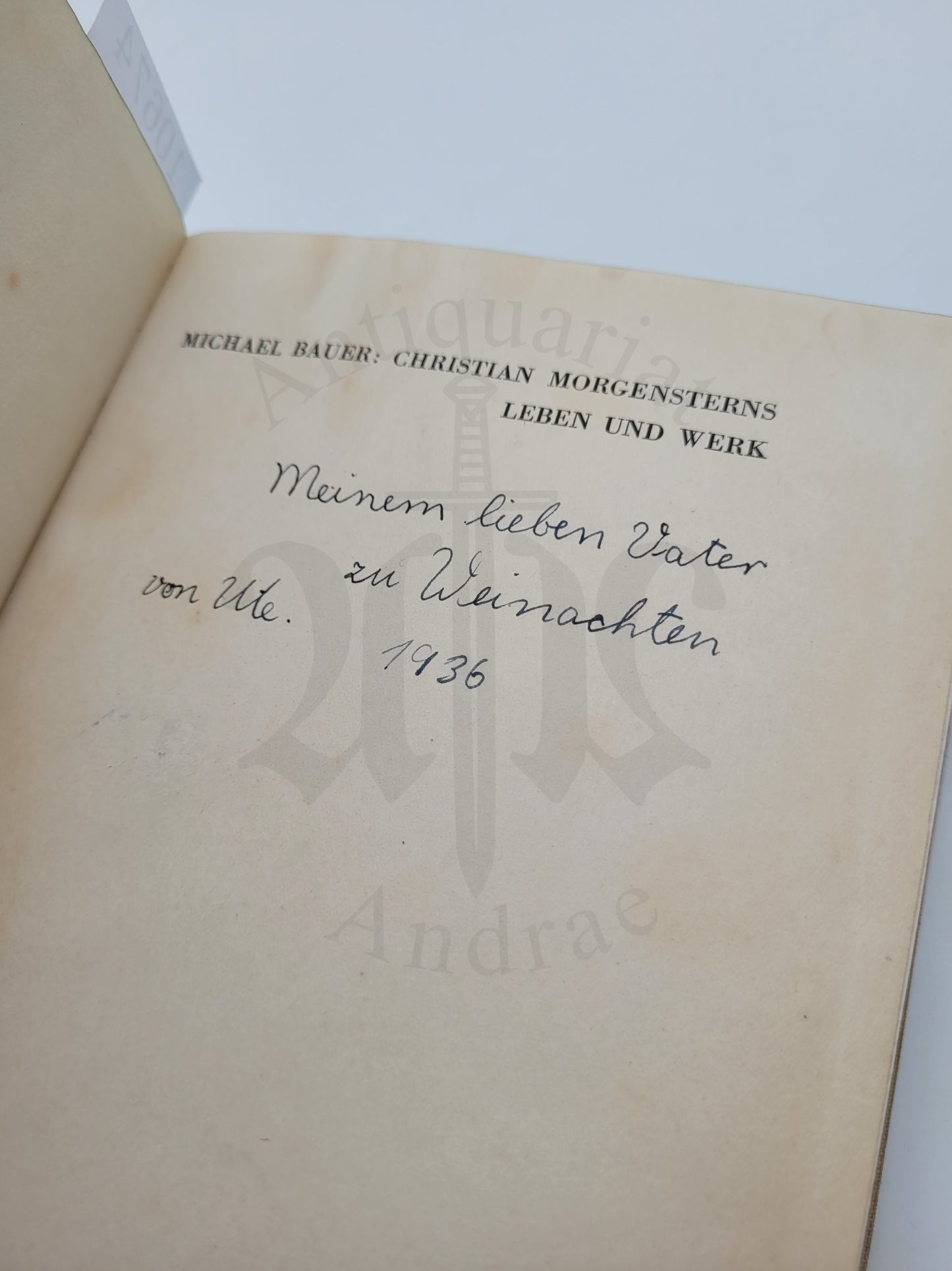Christian Morgenstern ; Leben und Werk