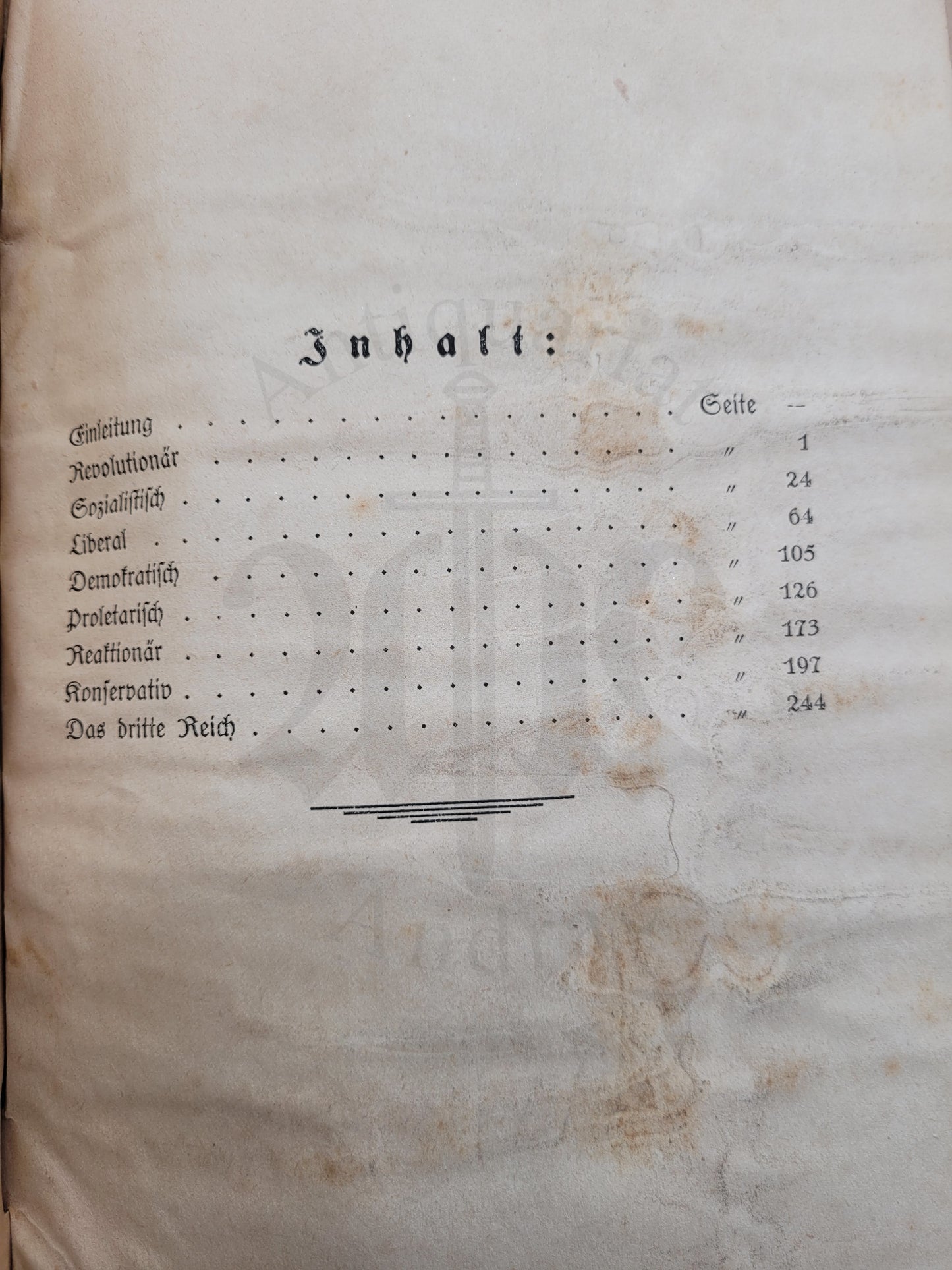 Das Dritte Reich (Erstauflage) (Selten)