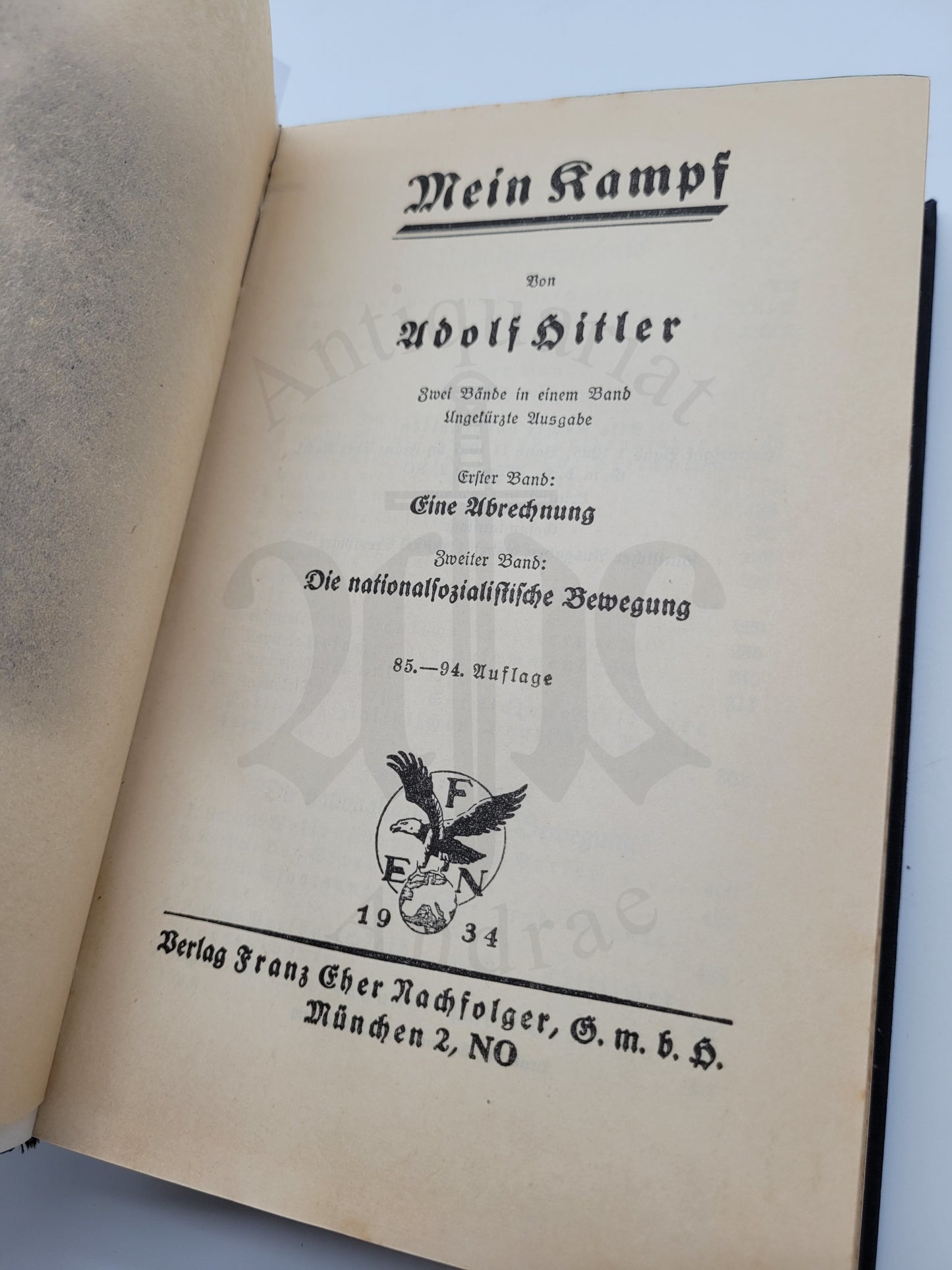 Mein Kampf Volksausgabe 1934