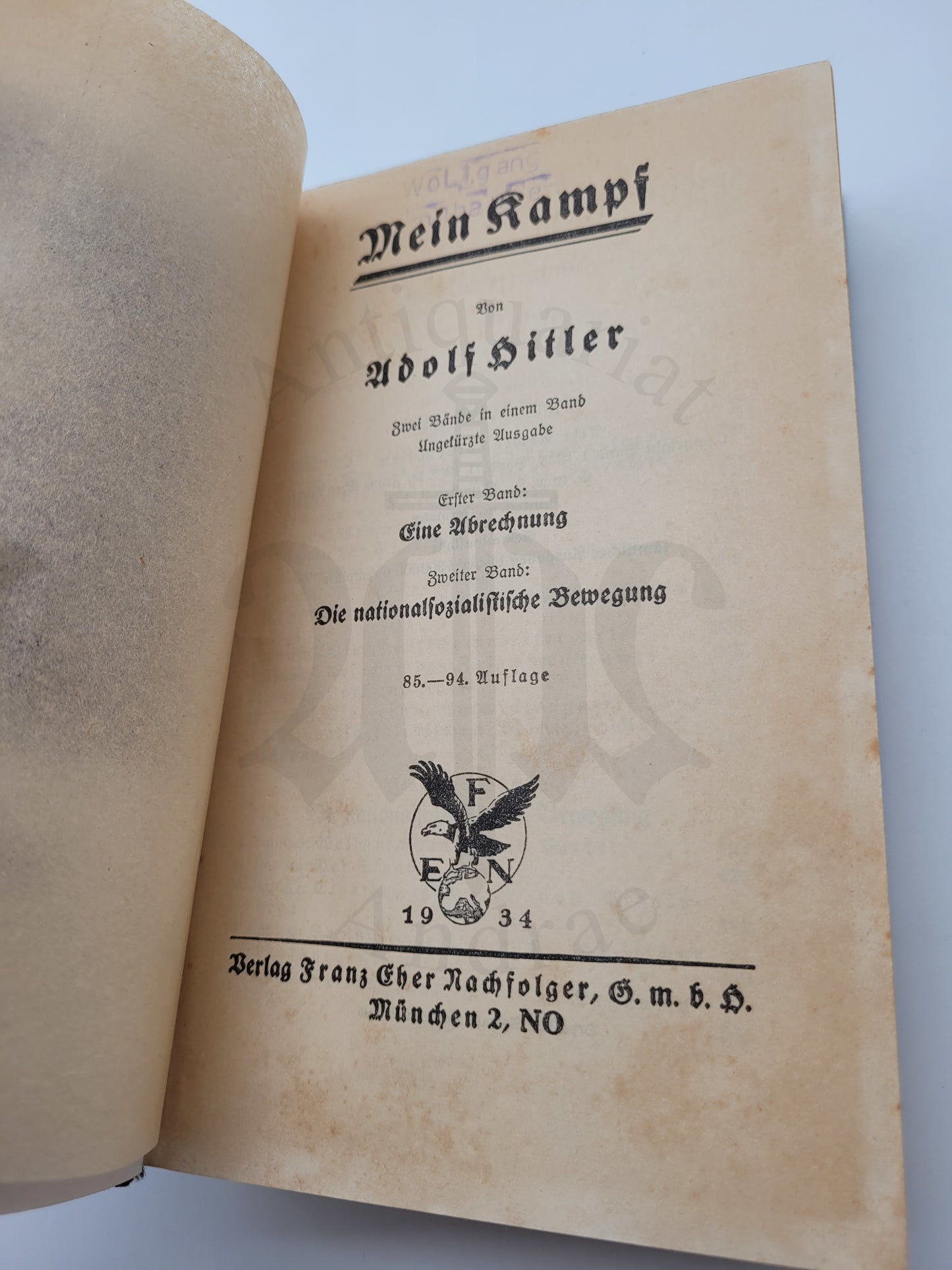 Mein Kampf Volksausgabe 1934