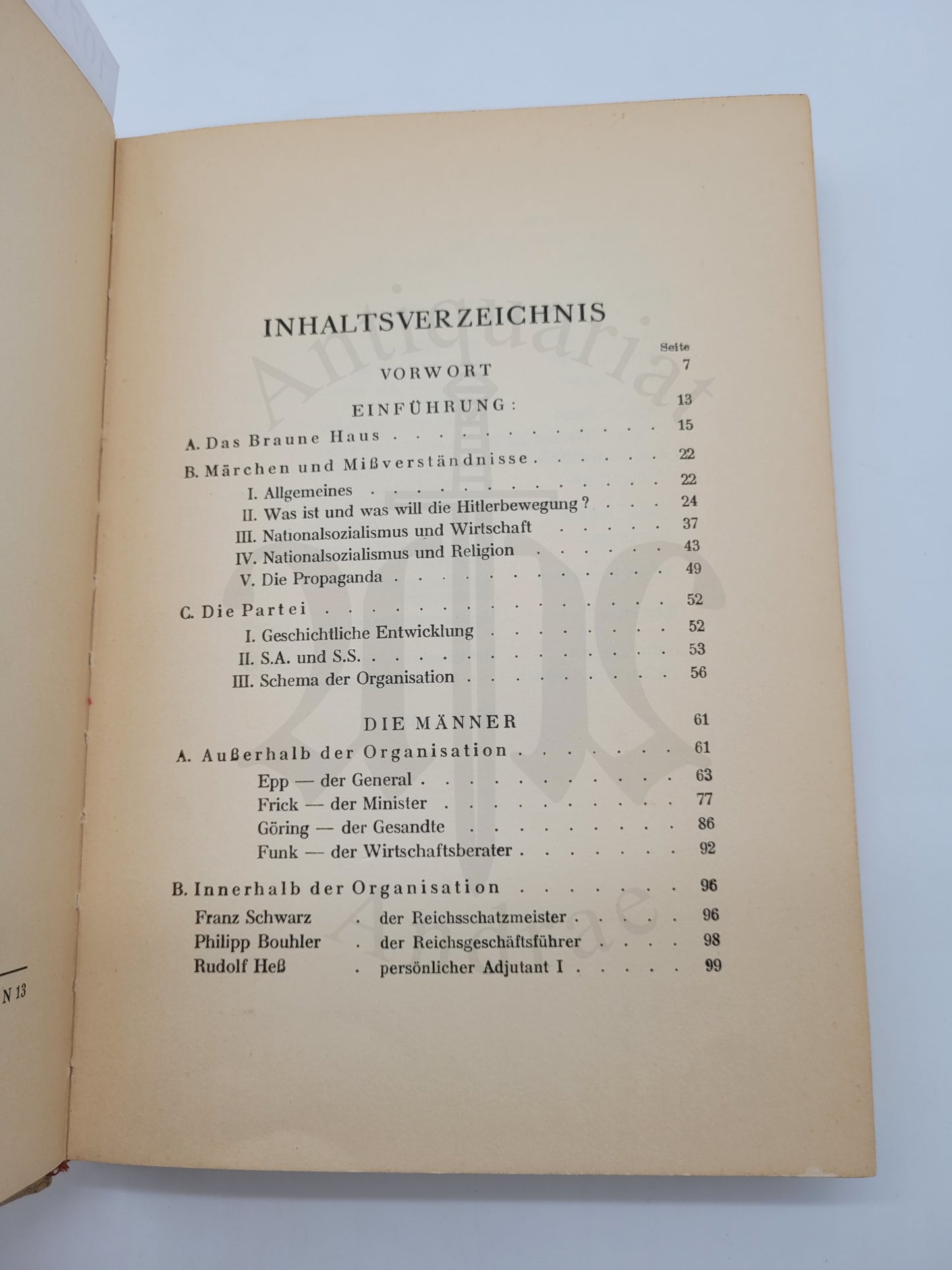 Die Männer um Hitler