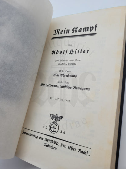 Mein Kampf Volksausgabe 1936