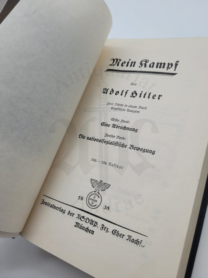 Mein Kampf Volksausgabe 1938
