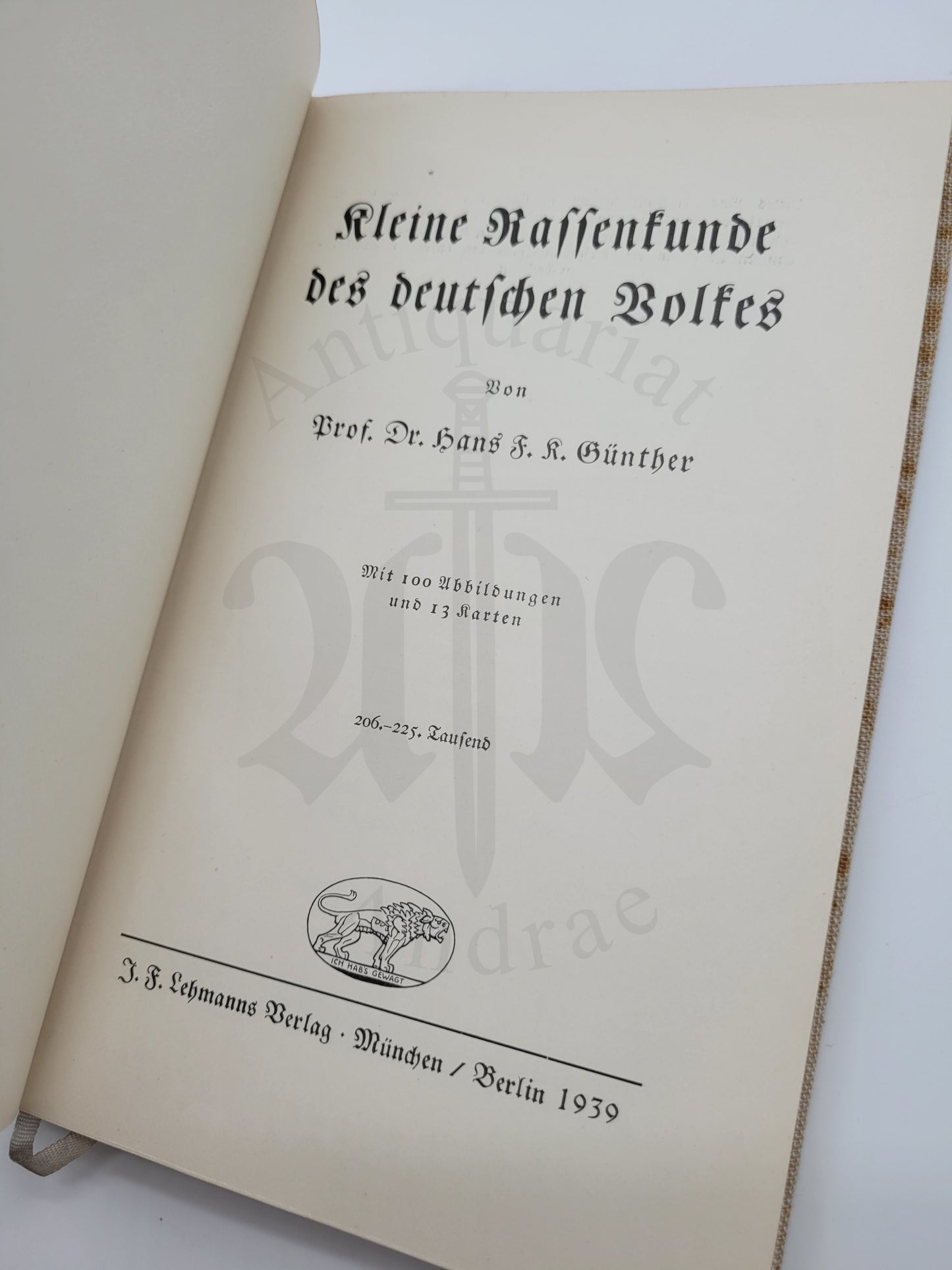 Kleine Rassenkunde des deutschen Volkes