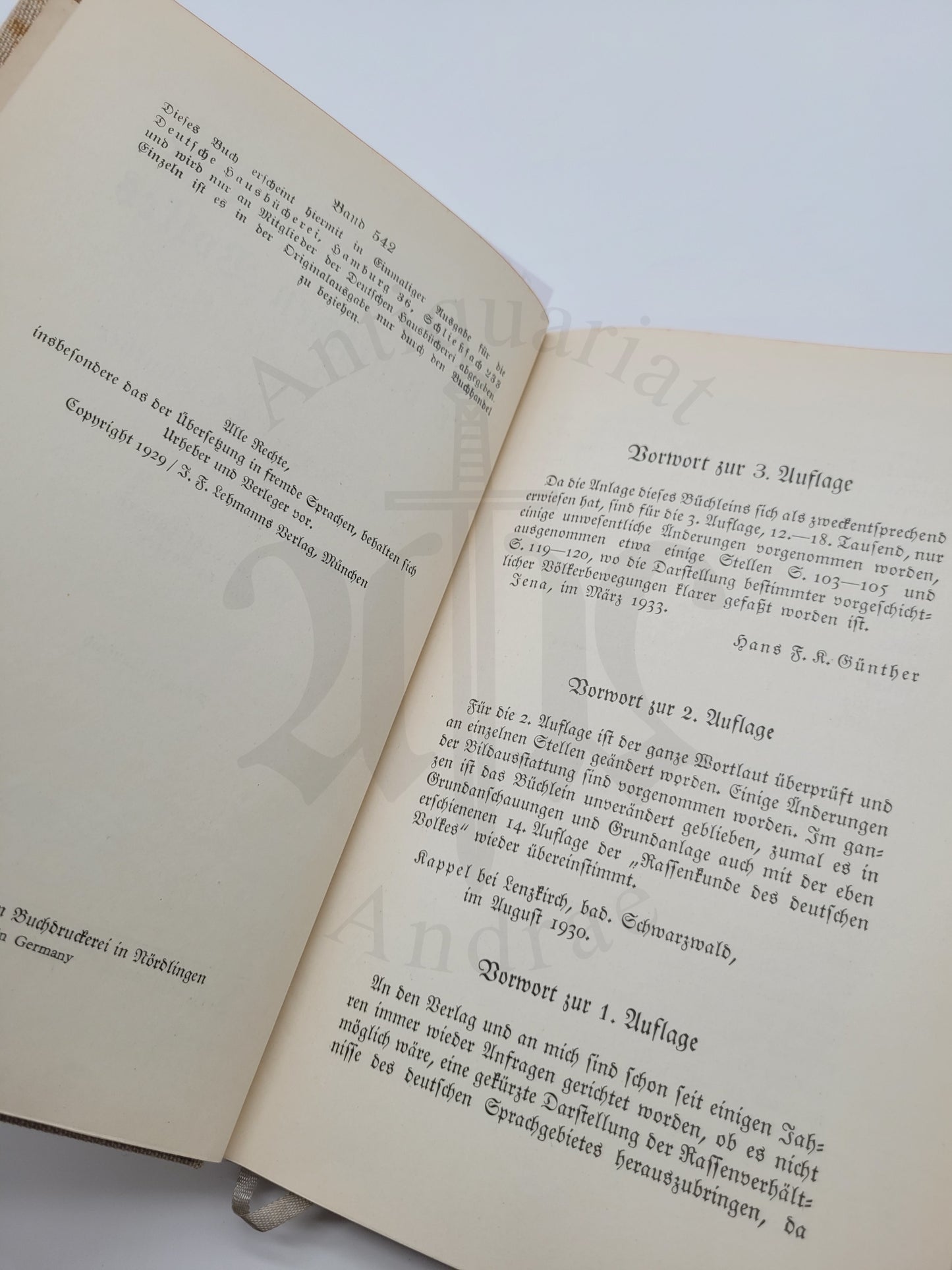 Kleine Rassenkunde des deutschen Volkes