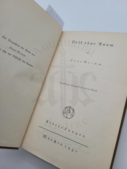 Volk ohne Raum