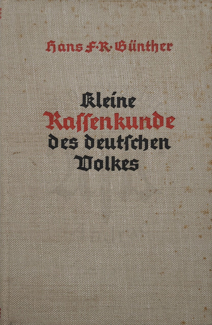 Kleine Rassenkunde des deutschen Volkes