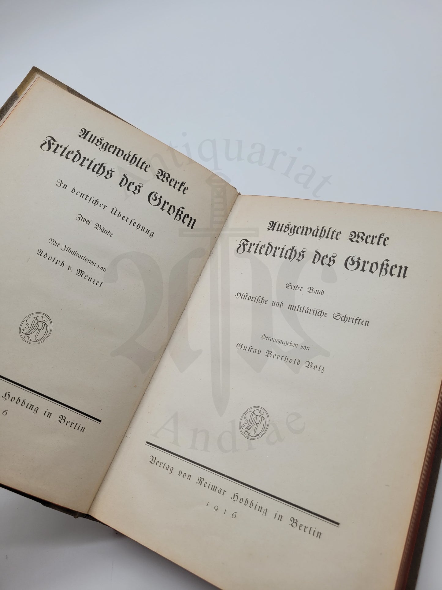 Ausgewählte Werke Friedrich des Großen (Doppelband)