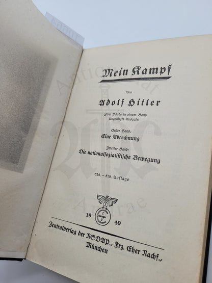 Mein Kampf Volksausgabe 1940