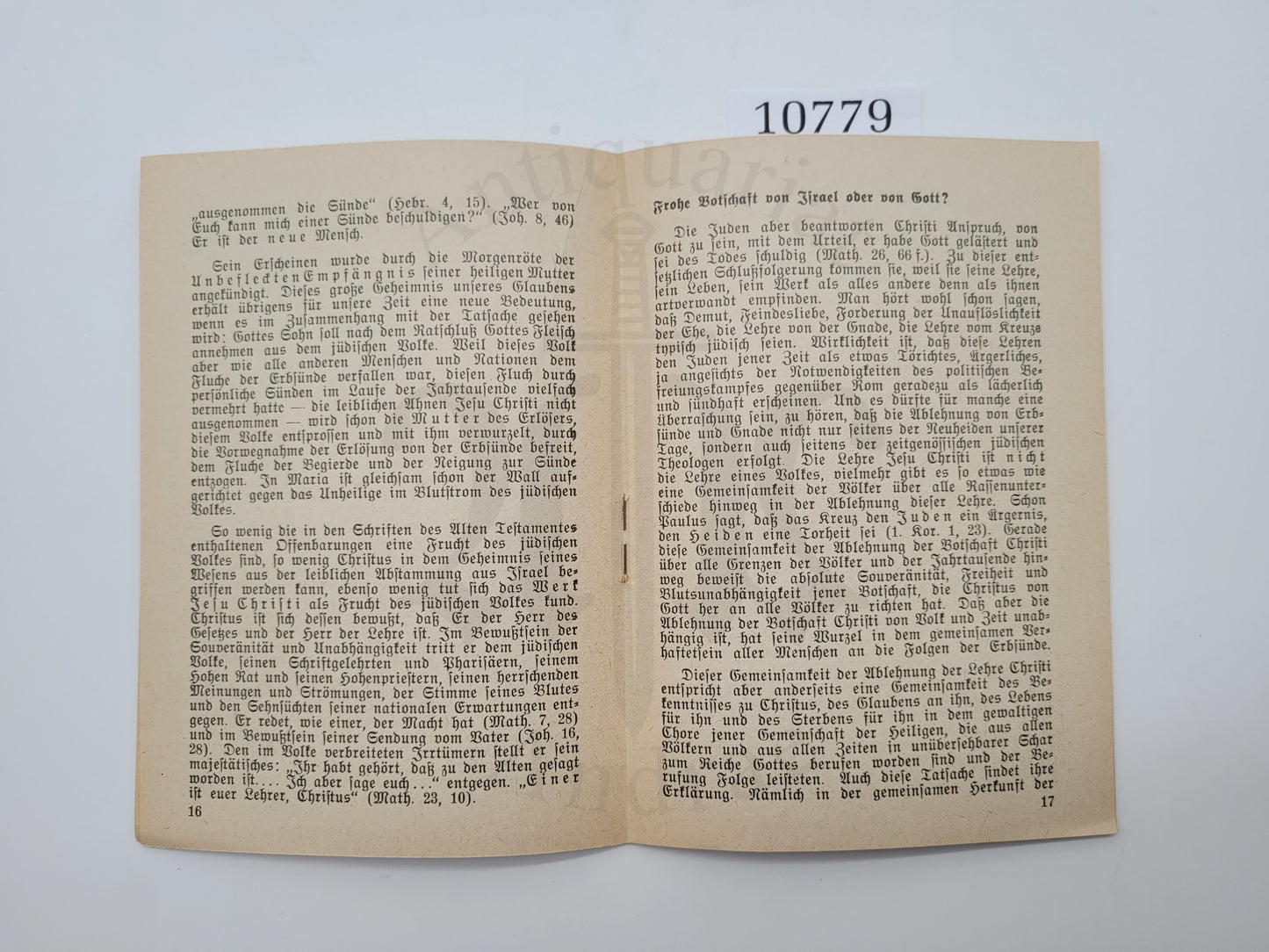 Die Nathanaelfrage unserer Tage "Kann denn aus Palästina etwas Gutes kommen?"