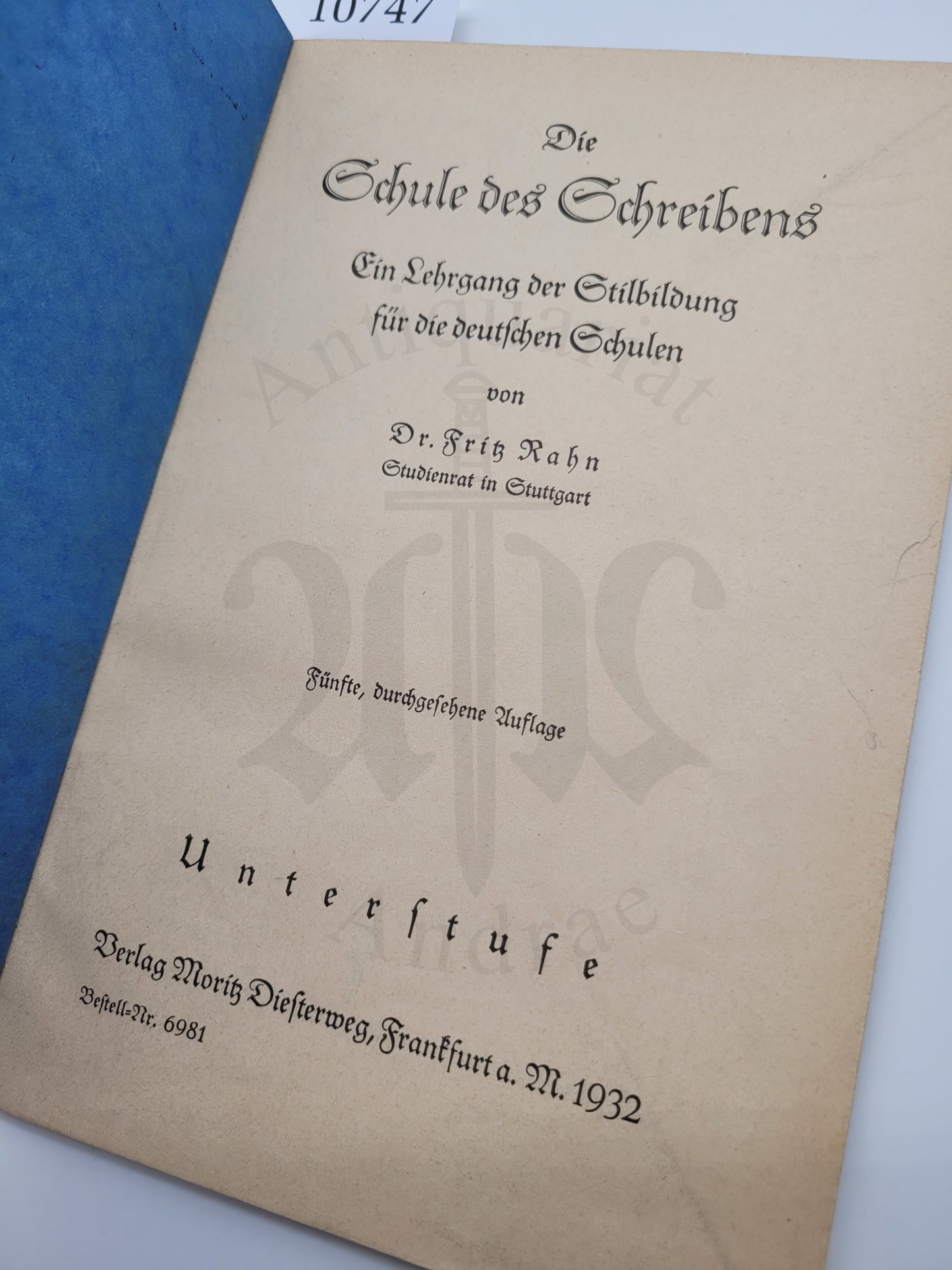 Die Schule des Schreibens