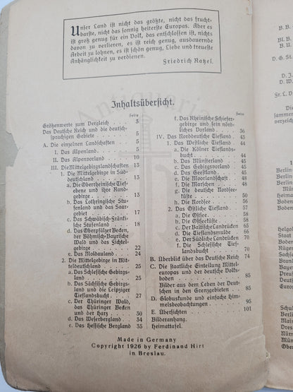 Das Deutsche Reich (Geographie)