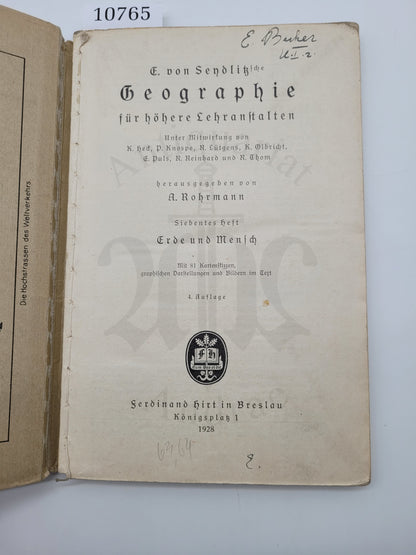 Erde und Mensch (Geographie)