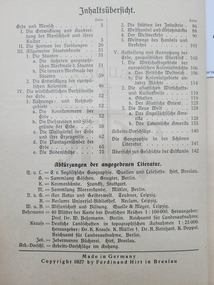 Erde und Mensch (Geographie)