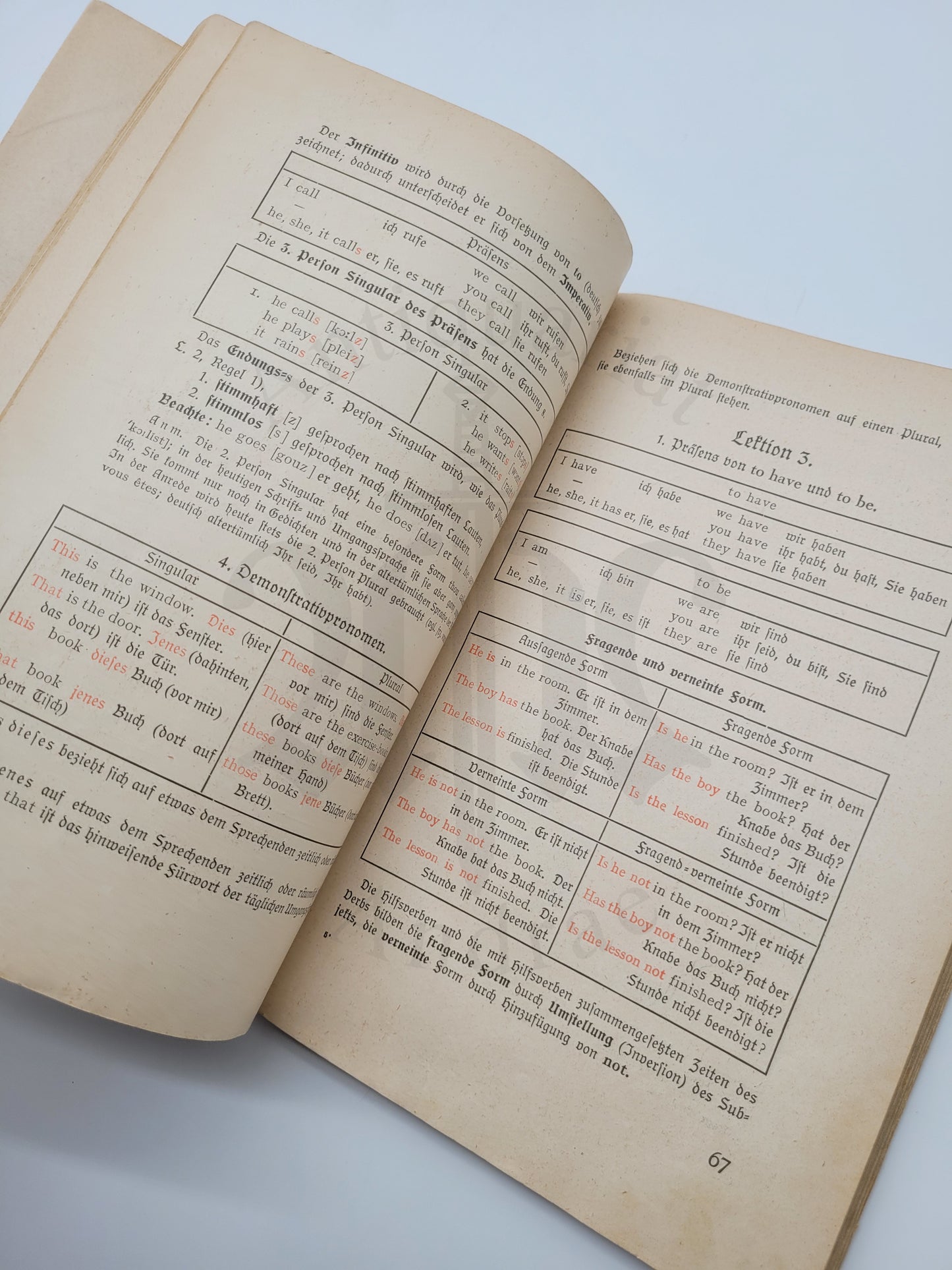 Lehrbuch der englischen Sprache (2. Bände)