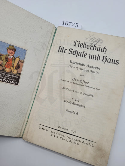 Liederbuch für Schule und Haus (Rheinische Ausg.)