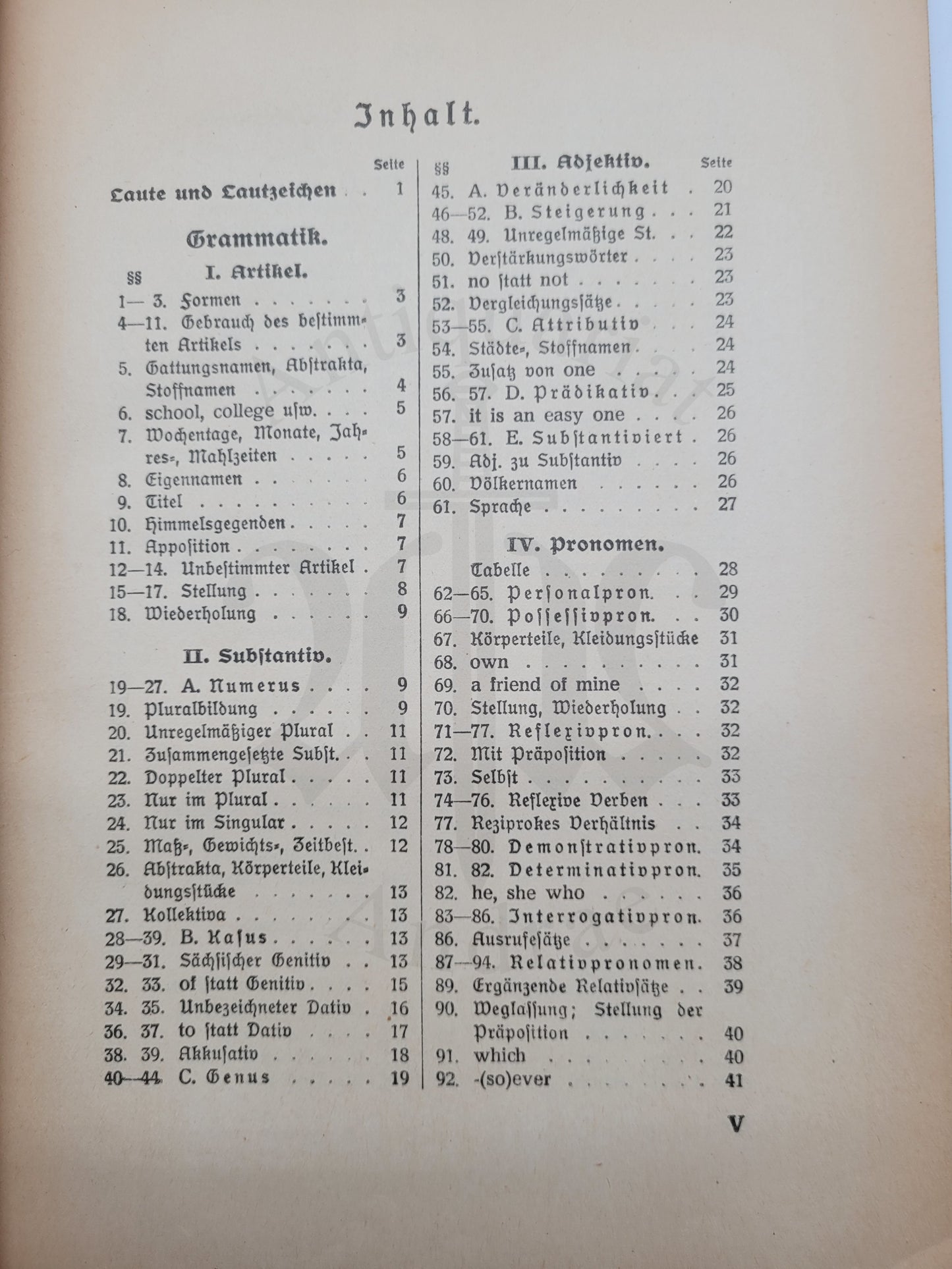 Kurzgefasste Grammatik der englischen Sprache