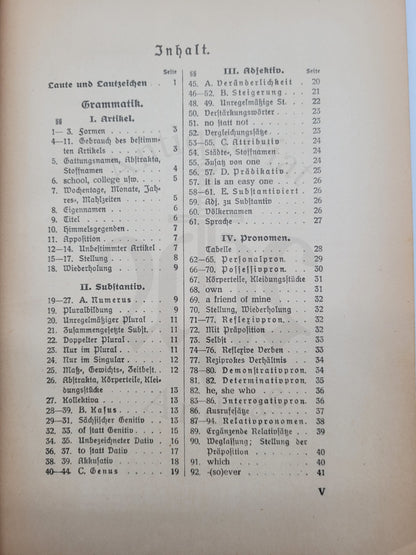 Kurzgefasste Grammatik der englischen Sprache