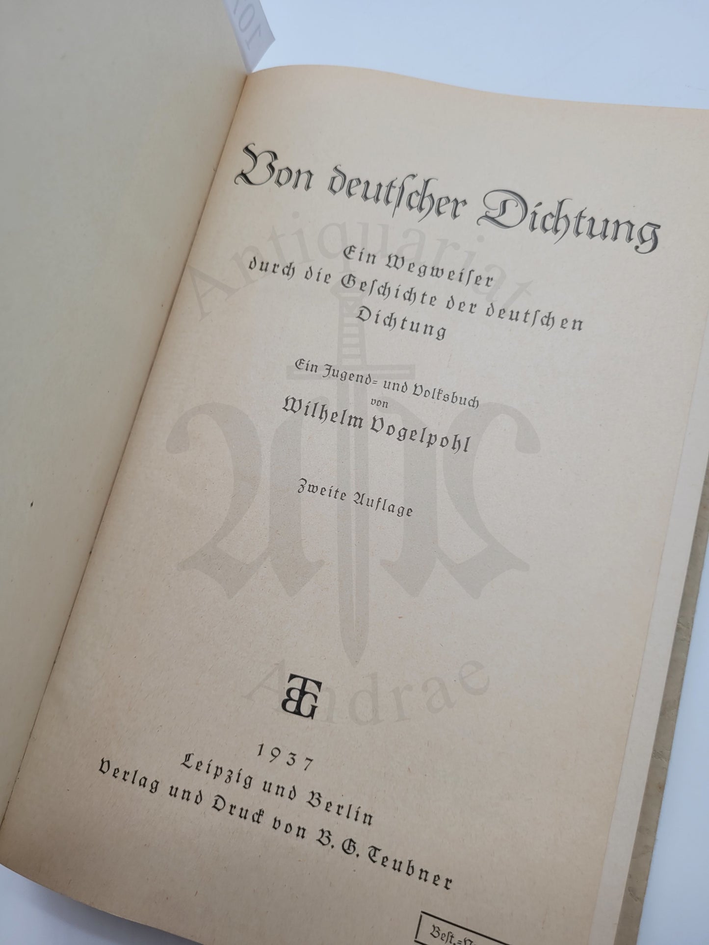 Von deutscher Dichtung