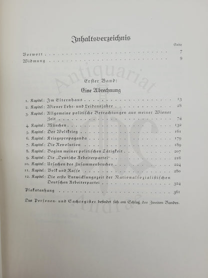 Mein Kampf Geschenkausgabe (hlb. Leder)