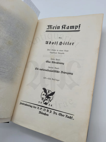 Mein Kampf Volksausgabe 1934